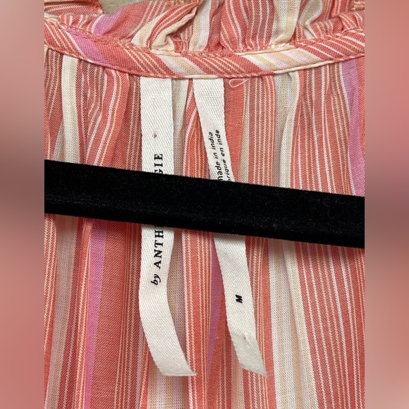 Anthropologie Visayas Boho Relaxed Striped
Wide Leg Jumpsuit medium - Picture 6 of 10